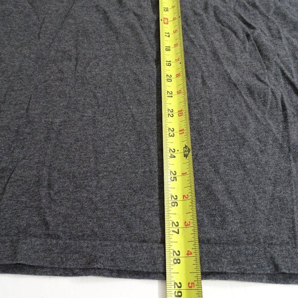 LL Bean Mens Long Sleeve Charcoal Gray Crewneck T-Shirt Size XL Classic Everyday - Picture 8 of 9